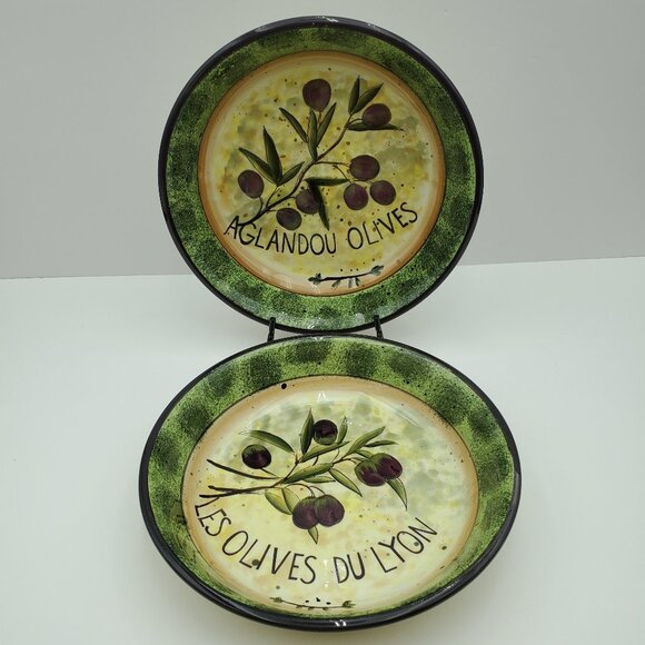 Certified International Garden of Olives Individual Pasta Bowls Serving Bowls - Picture 1 of 7